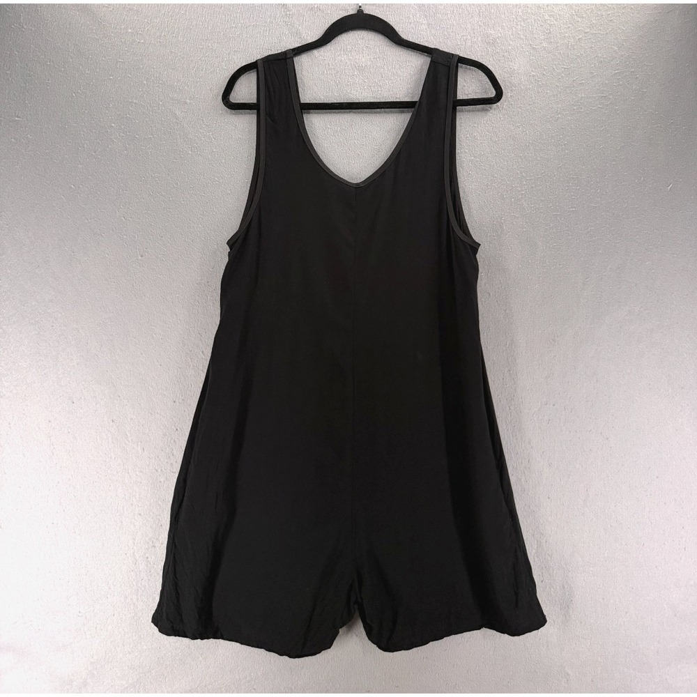Alter PDX Houseline Romper Womens XL Black Minimalist Lagenlook Sustainable